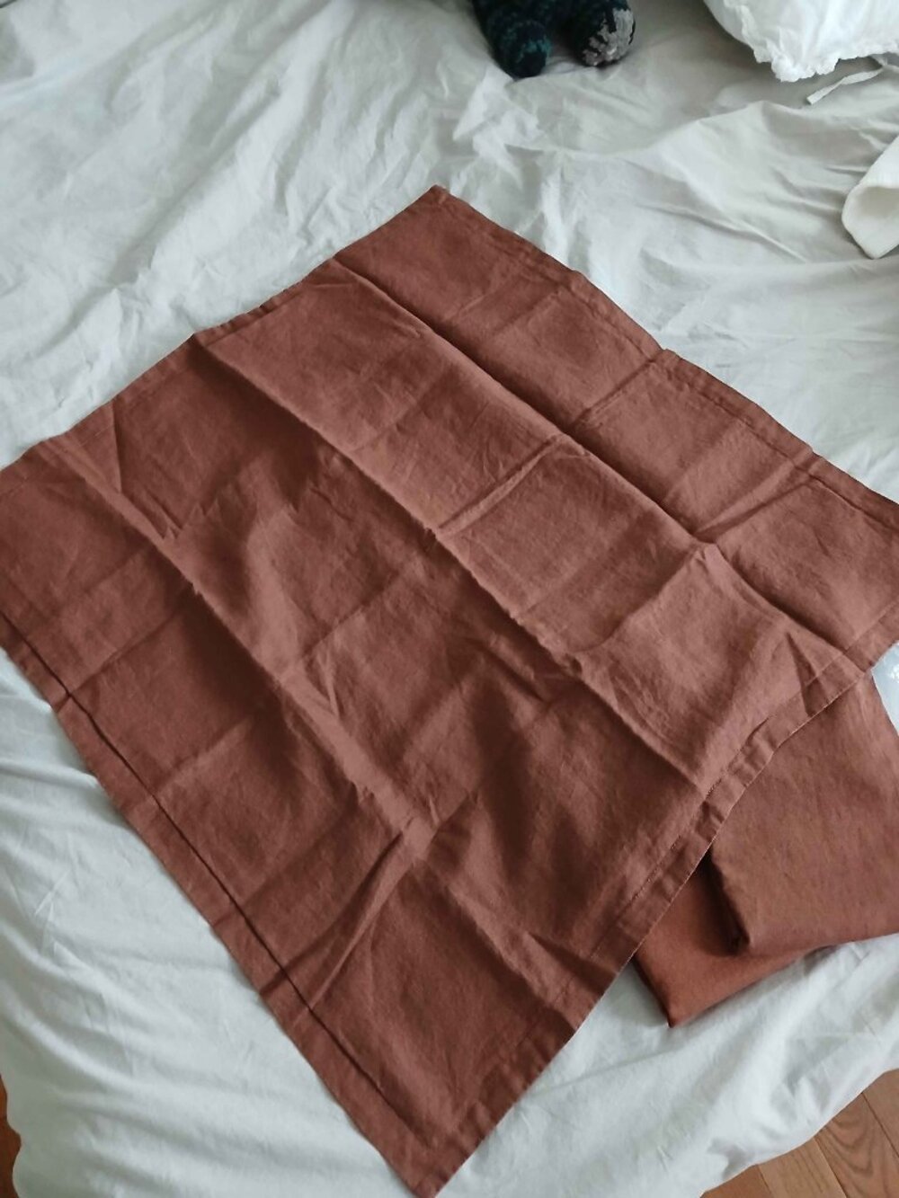 Quince set of 3 Euro Shams 26 x 26 Espresso